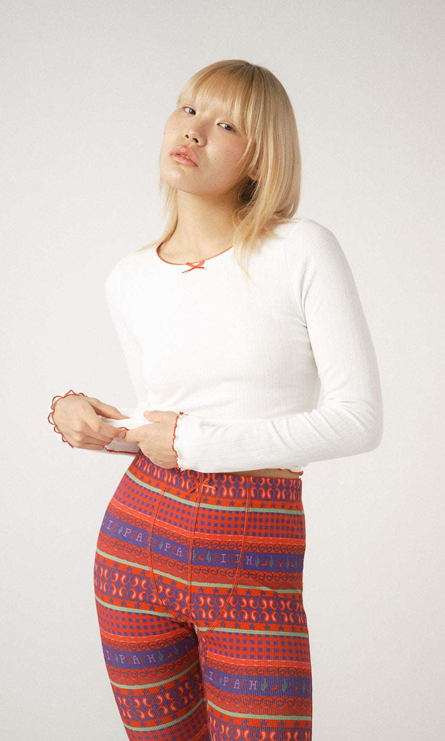 Pixie & Peach Western Fairisle Set