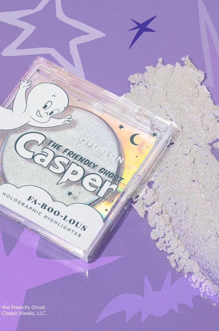 Profusion Cosmetics Casper the Friendly Ghost Holographic Highlighter Makeup Brushes by Profusion Cosmetics as seen on celebrities