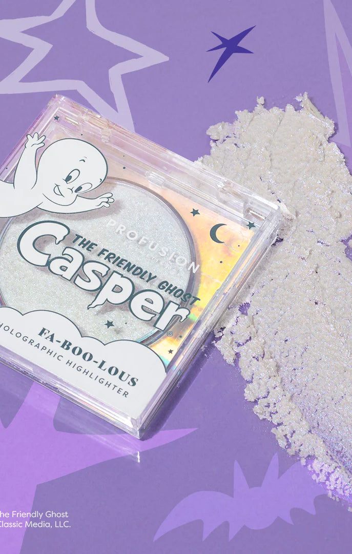 Profusion Cosmetics Casper the Friendly Ghost Holographic Highlighter Makeup Brushes by Profusion Cosmetics as seen on celebrities