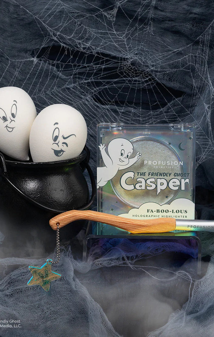 Profusion Cosmetics Casper the Friendly Ghost Holographic Highlighter Makeup Brushes by Profusion Cosmetics as seen on celebrities