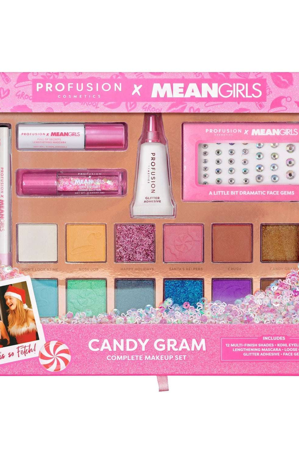 Profusion Cosmetics Mean Girls Candy Gram Complete Makeup Kit Eyeshadow by Profusion Cosmetics as seen on celebrities