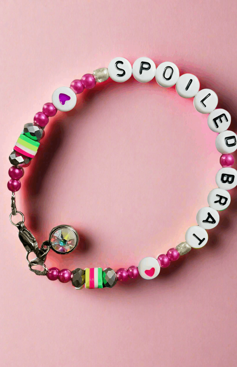 Rad & Refined Spoiled Brat Beaded Bracelet Anklet by Rad and Refined as seen on celebrities