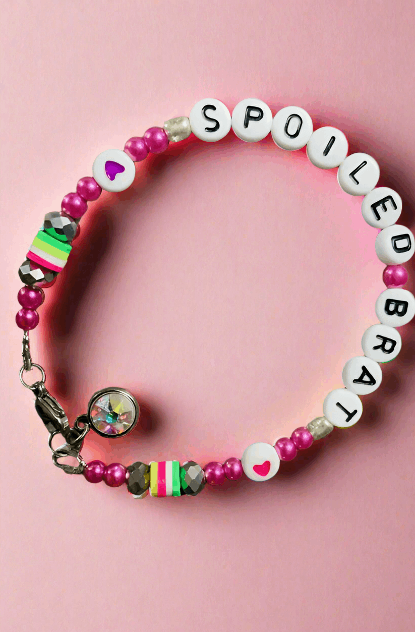 Rad & Refined Spoiled Brat Beaded Bracelet Anklet by Rad and Refined as seen on celebrities