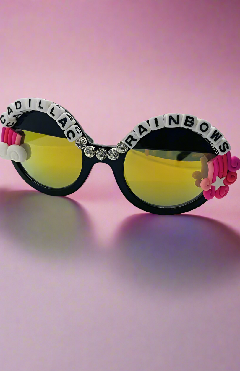 Rad & Refined Cadillac & Rainbows Statement Sunglasses Sunglasses by Rad and Refined as seen on celebrities