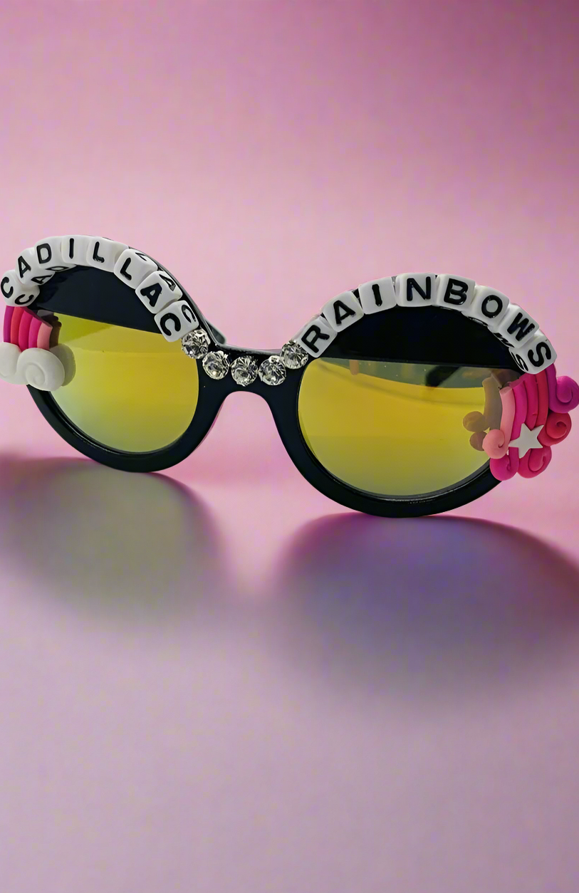 Rad & Refined Cadillac & Rainbows Statement Sunglasses Sunglasses by Rad and Refined as seen on celebrities