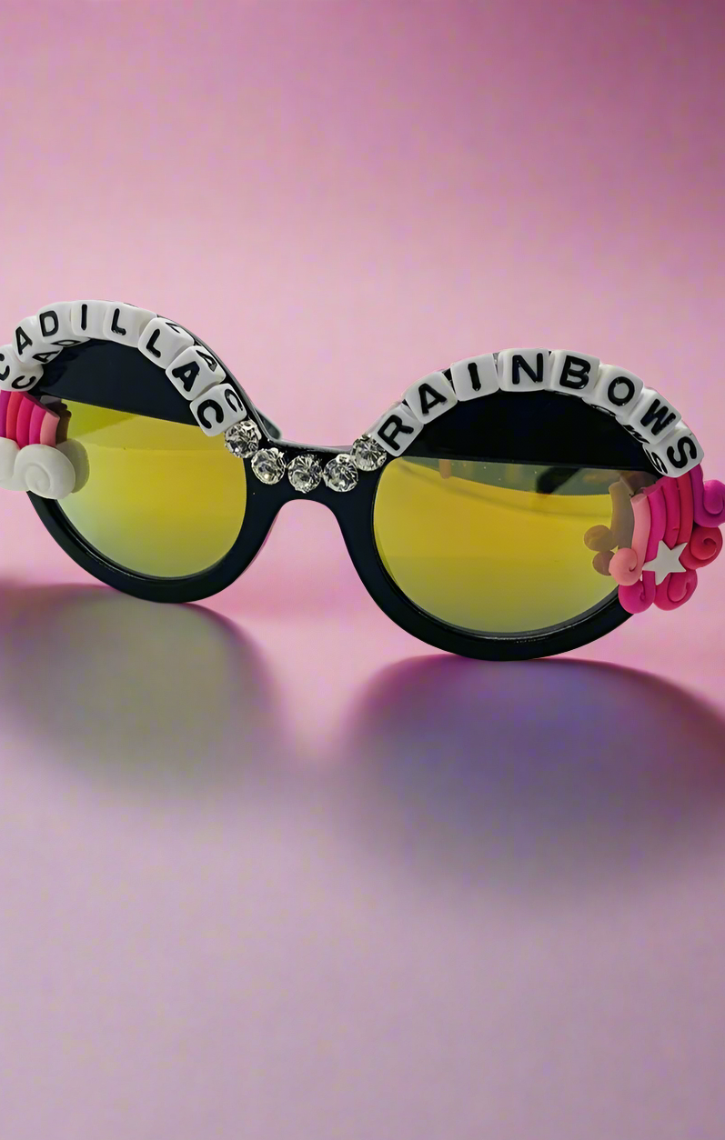Rad & Refined Cadillac & Rainbows Statement Sunglasses Sunglasses by Rad and Refined as seen on celebrities