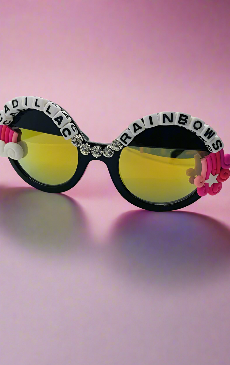 Rad & Refined Cadillac & Rainbows Statement Sunglasses Sunglasses by Rad and Refined as seen on celebrities