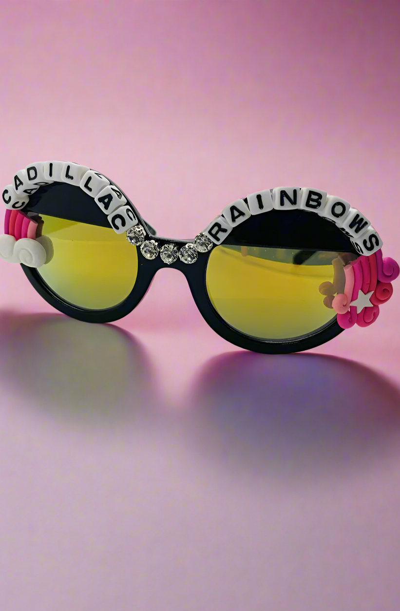 Rad & Refined Cadillac & Rainbows Statement Sunglasses Sunglasses by Rad and Refined as seen on celebrities