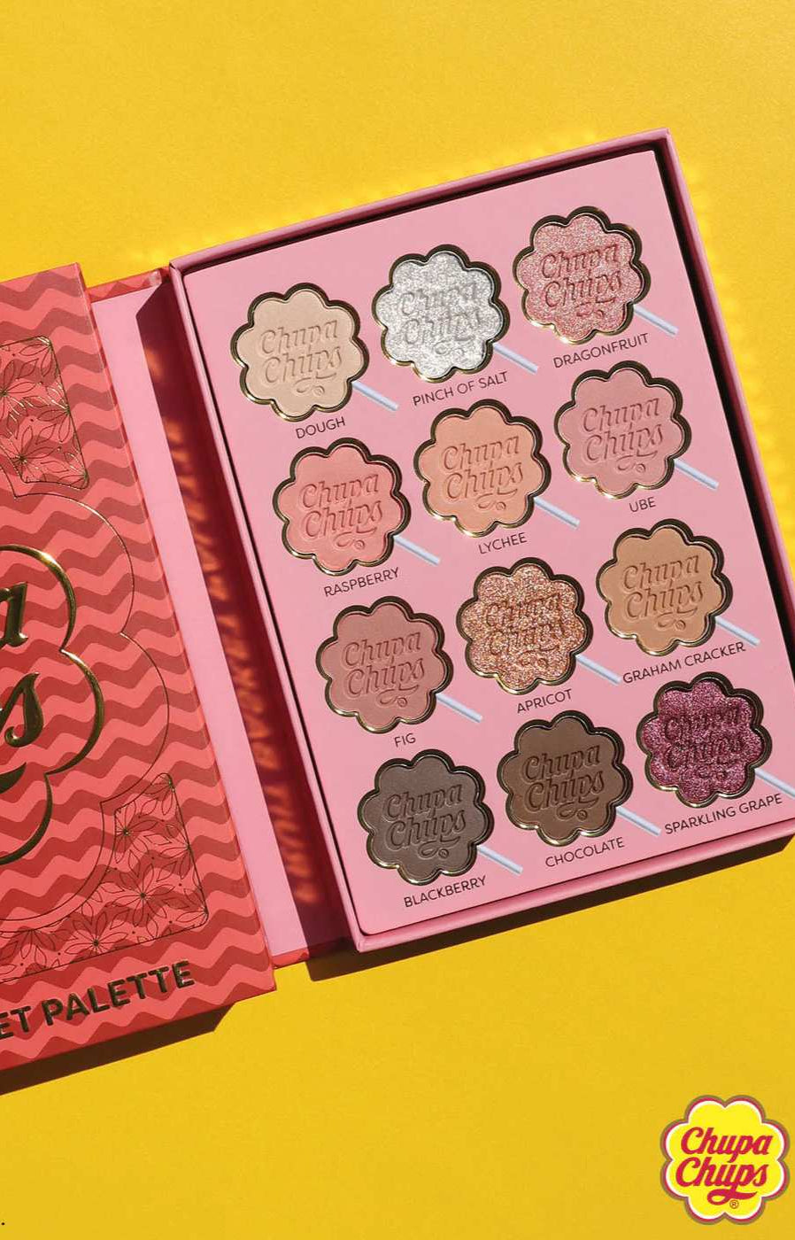 Rude Cosmetics Chupa Chups Fruit Basket 12 Colour Palette Eyeshadow by Rude Cosmetics as seen on celebrities