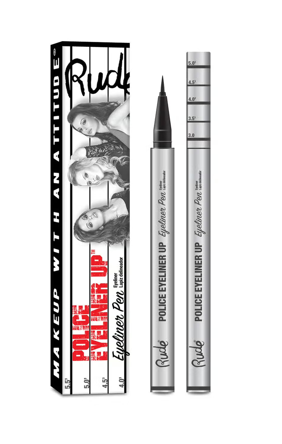 Rude Cosmetics Holiday Cheer Eyeliner & Blush Gift Set Beauty Kit by Rude Cosmetics as seen on celebrities