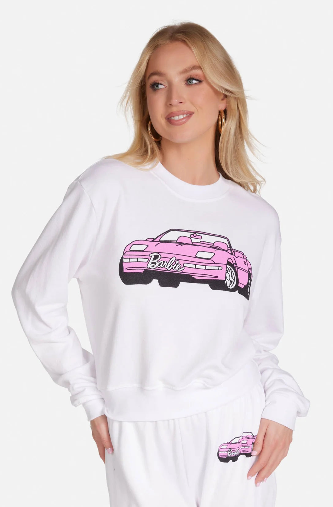 Lauren Moshi Spalding Barbie Convertible Sweatshirt Sweater by Lauren Moshi as seen on celebrities