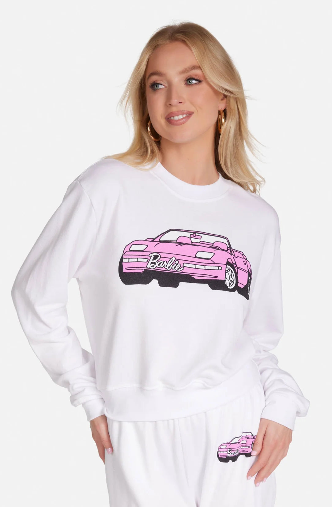 Lauren Moshi Spalding Barbie Convertible Sweatshirt Sweater by Lauren Moshi as seen on celebrities