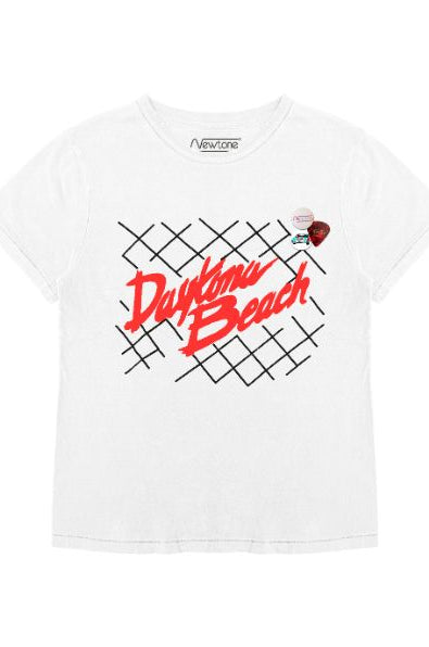 Newtone Daytona Beach Starlight Racing Tee T-Shirt by Newtone as seen on celebrities