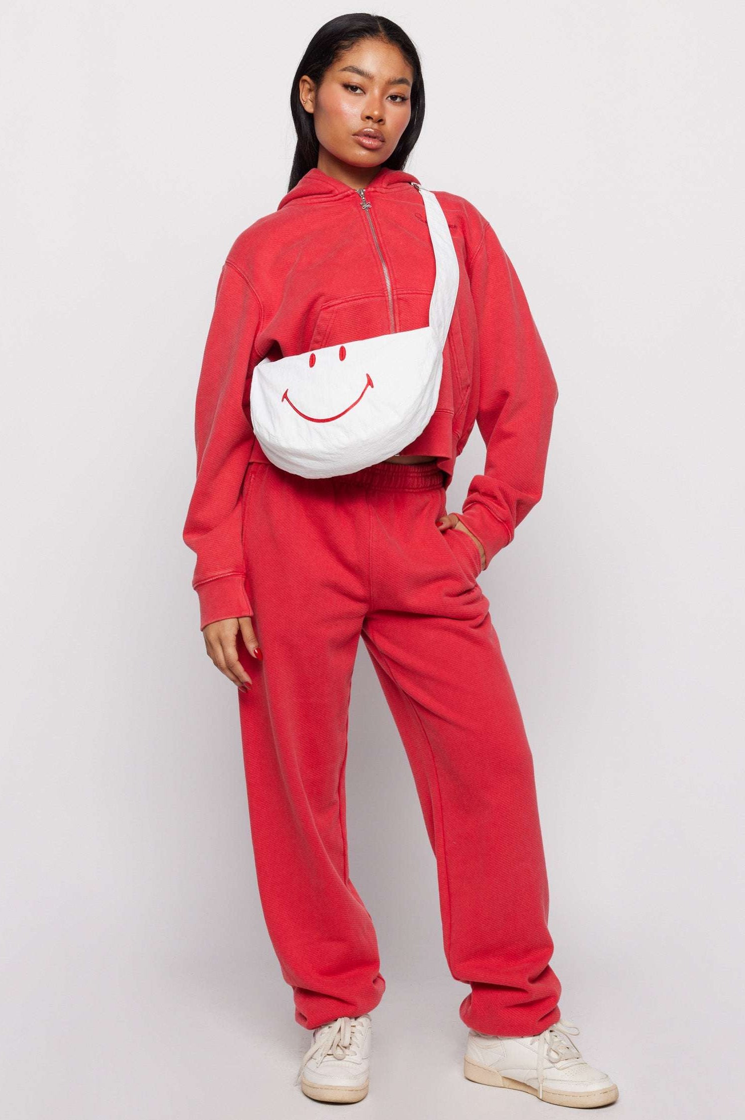 Samii Ryan x Smiley® Nylon Crossbody Bag Cross Body Bag by Samii Ryan as seen on celebrities