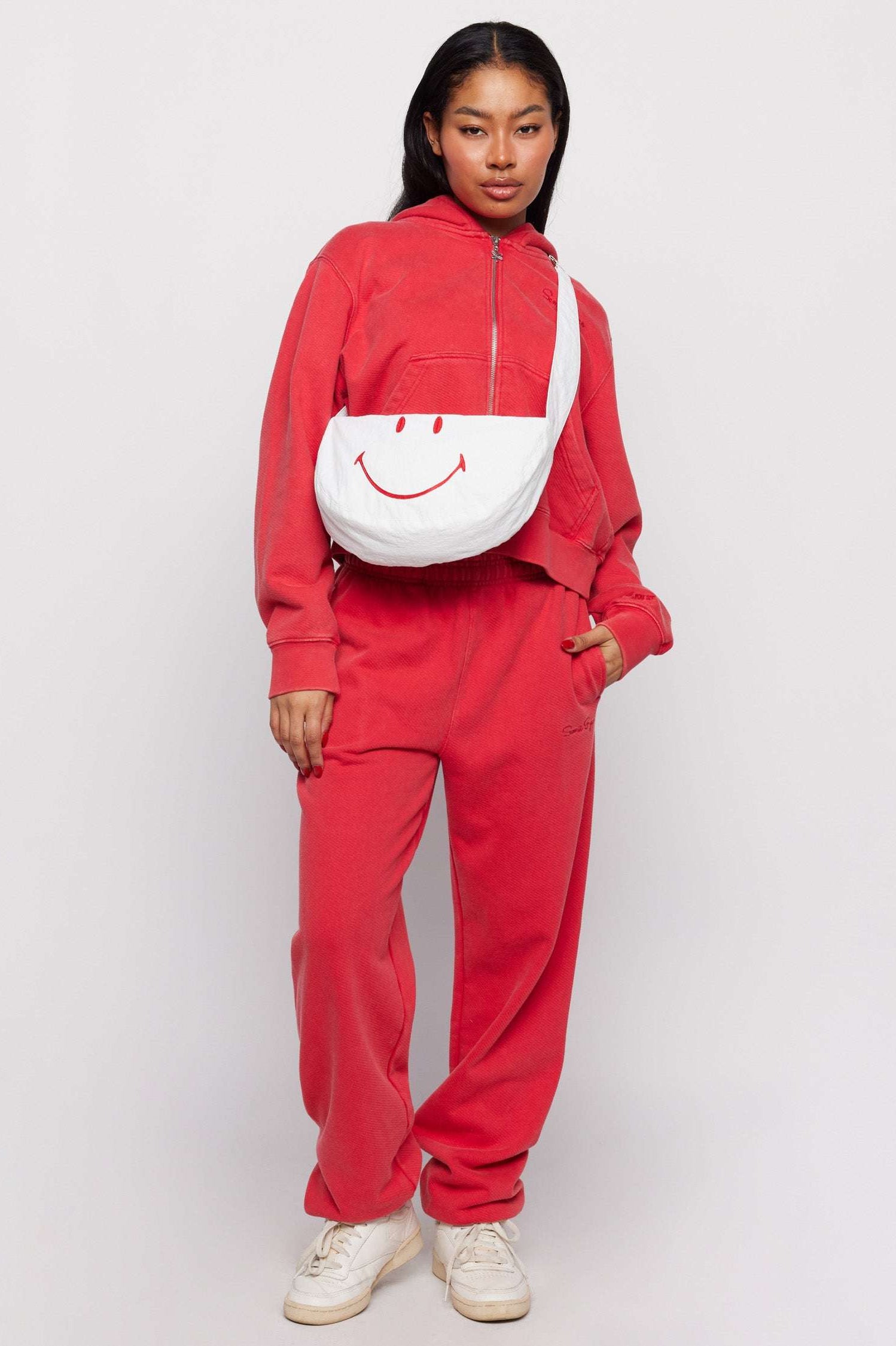 Samii Ryan x Smiley® Nylon Crossbody Bag Cross Body Bag by Samii Ryan as seen on celebrities