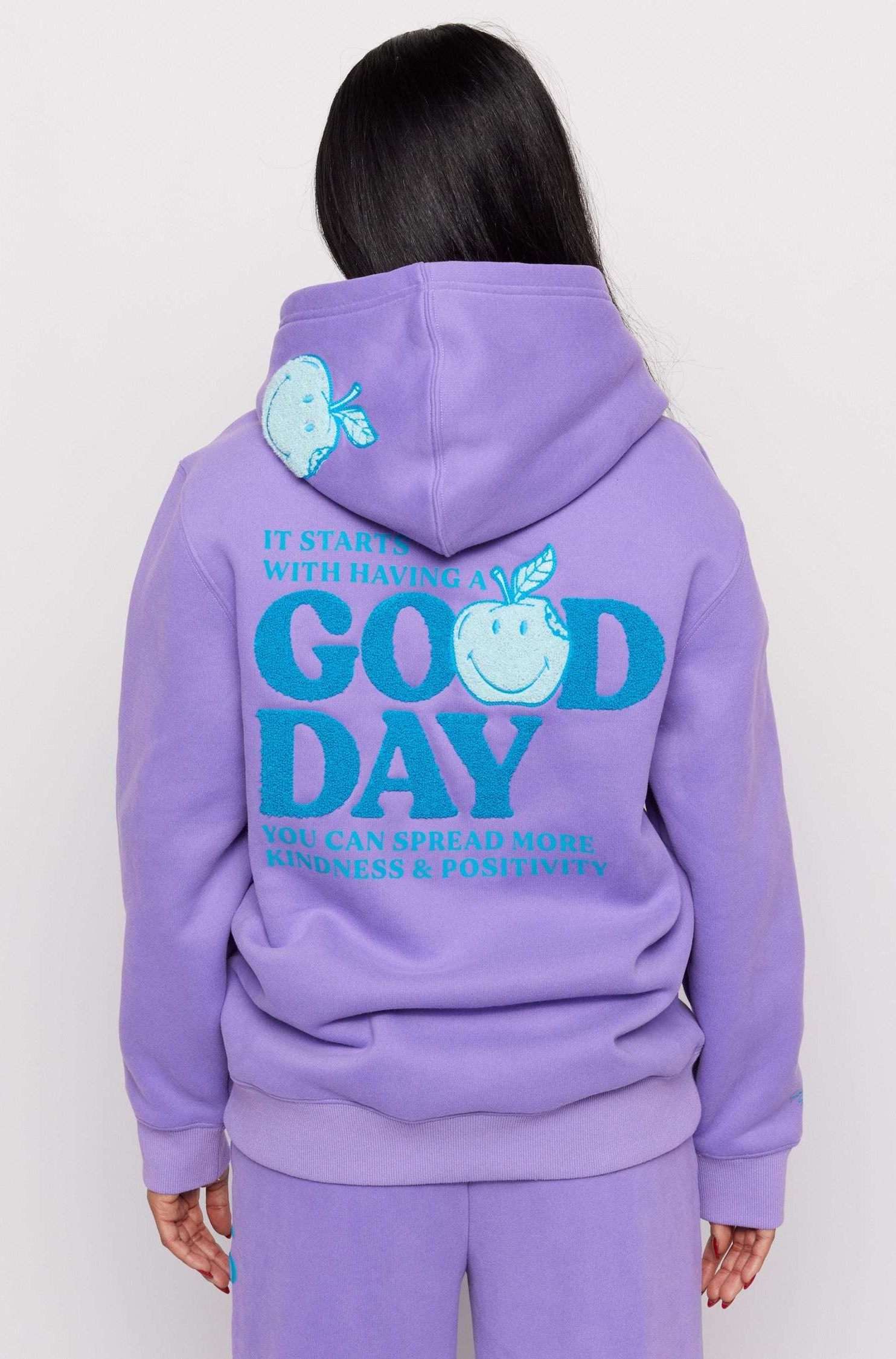 Samii Ryan Good Day Smileyworld Hoodie Hoodie by Samii Ryan as seen on celebrities