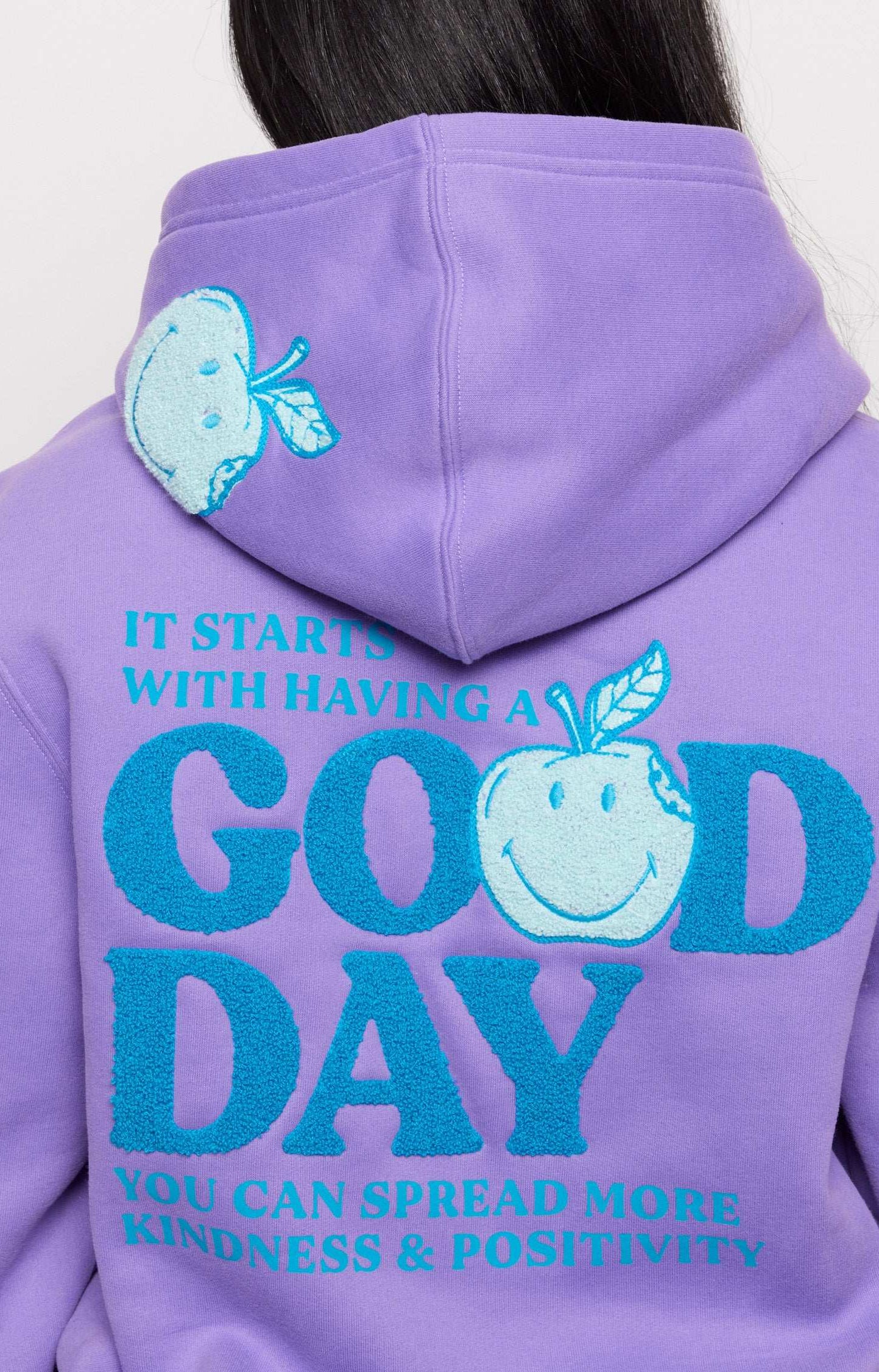Samii Ryan Good Day Smileyworld Hoodie Hoodie by Samii Ryan as seen on celebrities