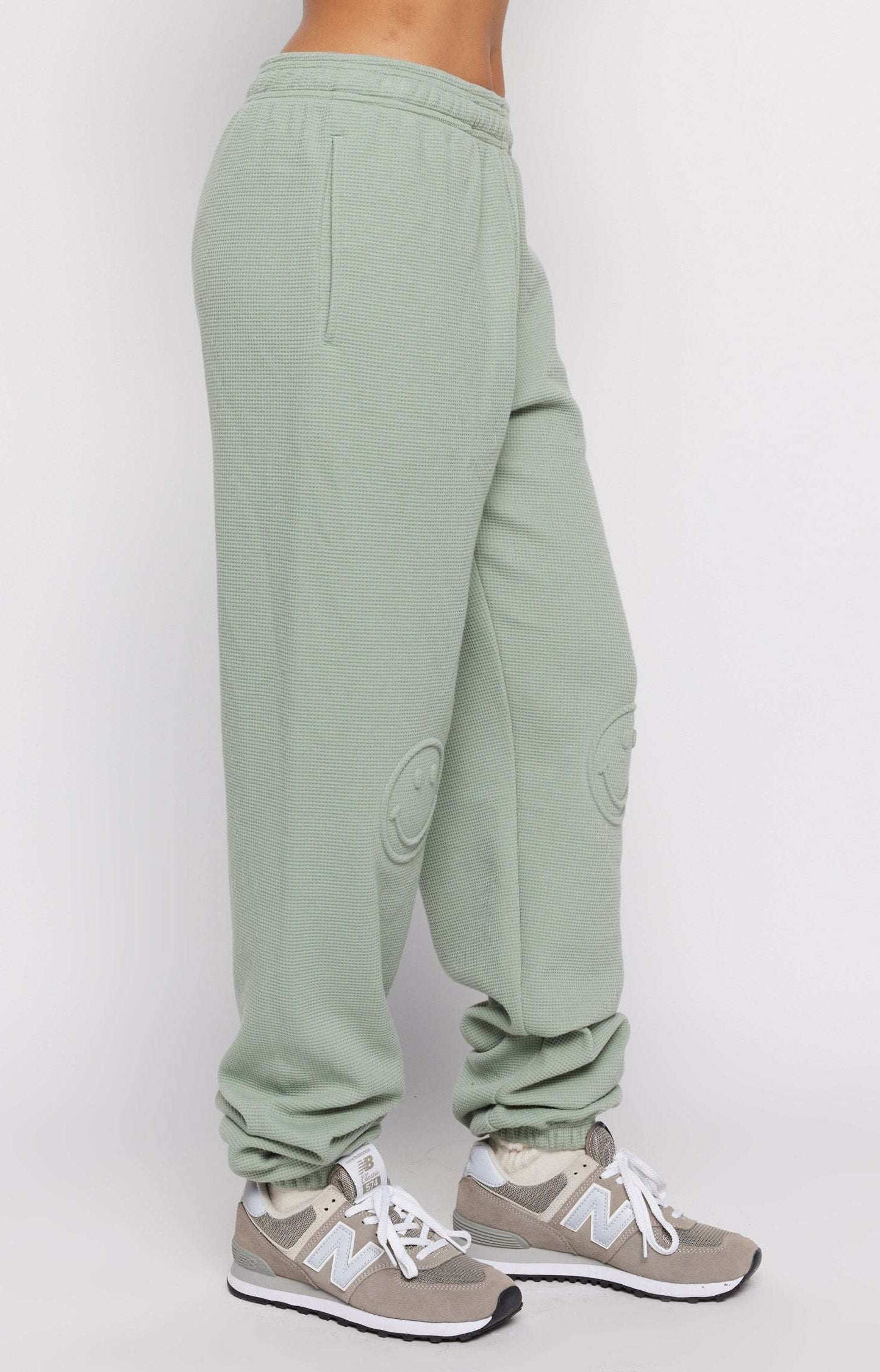 Samii Ryan Smiley® Thermal Pants Sweatpants by Samii Ryan as seen on celebrities