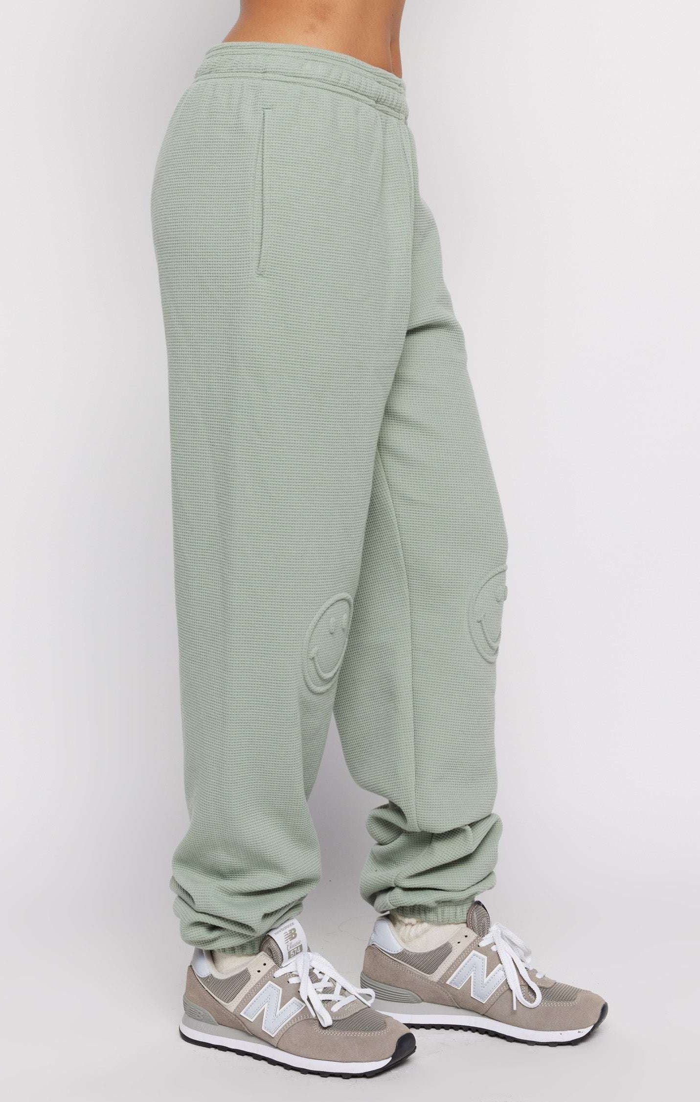 Samii Ryan Smiley® Thermal Pants Sweatpants by Samii Ryan as seen on celebrities