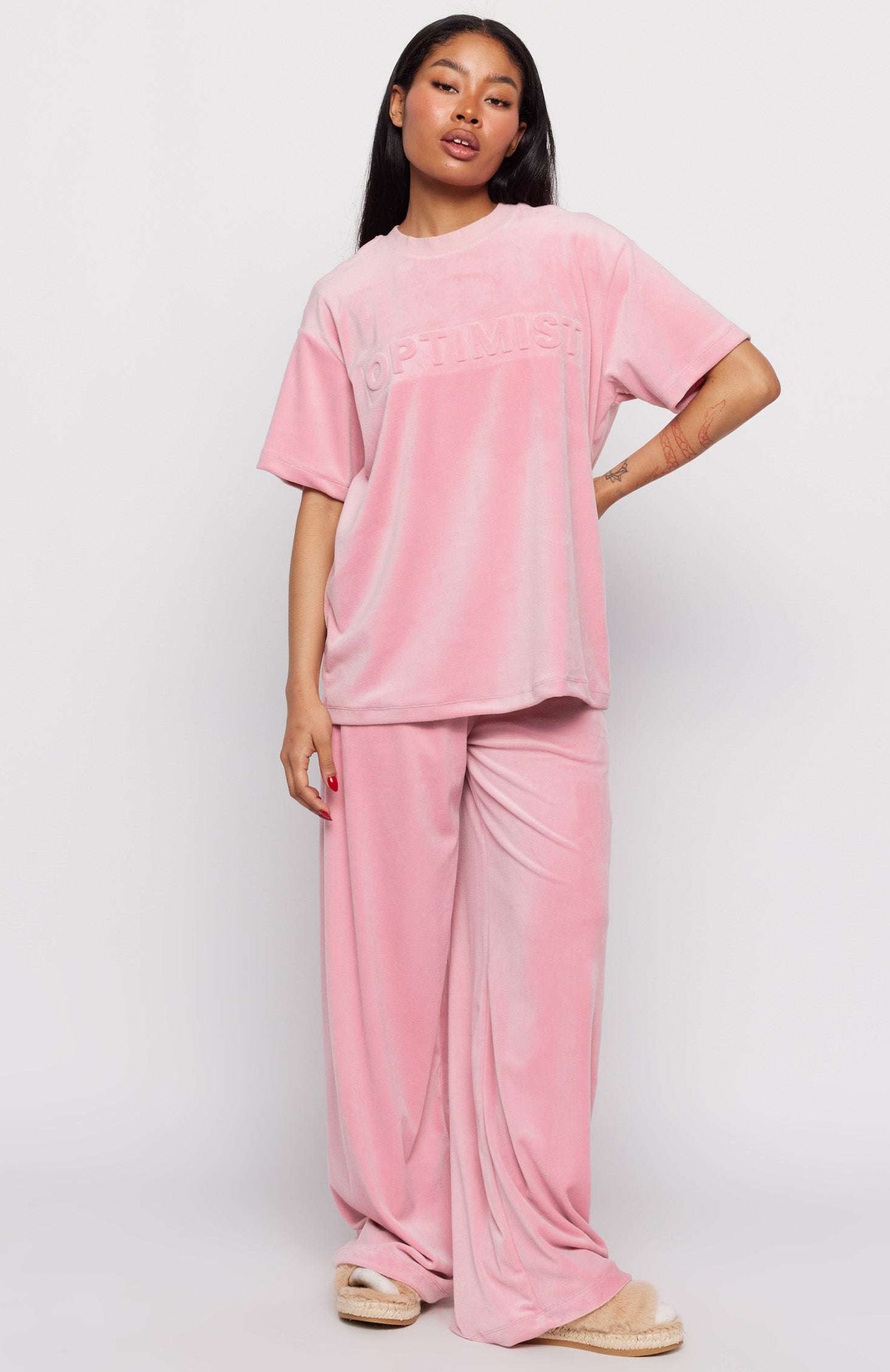 Samii Ryan Optimist Velour Sweatpants Sweatpants by Samii Ryan as seen on celebrities