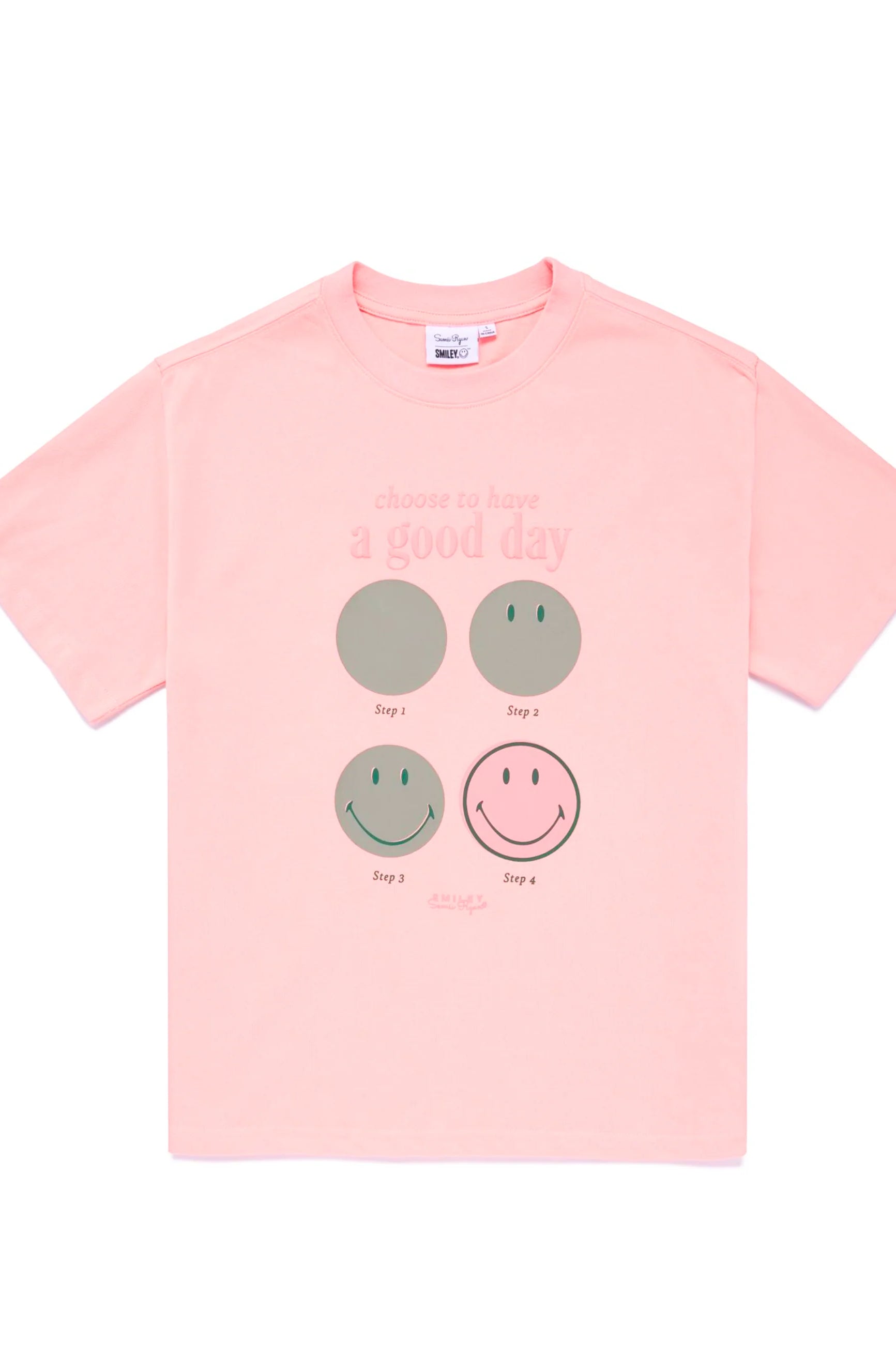 Samii Ryan Smiley® Good Day Oversized Tee T-Shirts by Samii Ryan as seen on celebrities