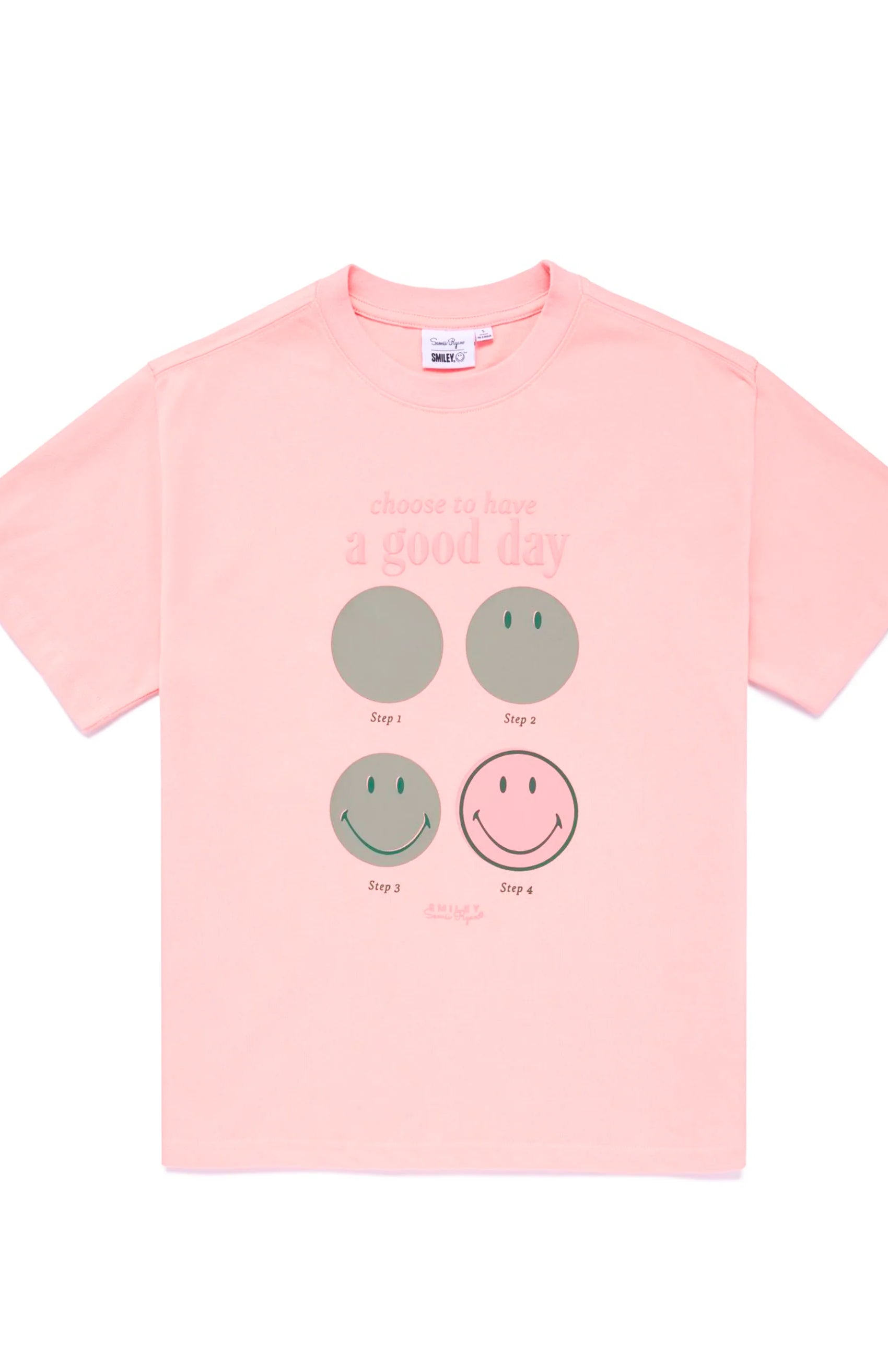 Samii Ryan Smiley® Good Day Oversized Tee T-Shirts by Samii Ryan as seen on celebrities