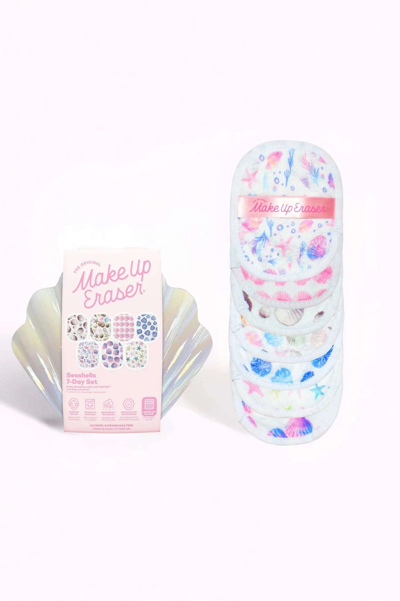 Makeup Eraser Seashells 7-Day Set Beauty Product by Makeup Eraser as seen on celebrities