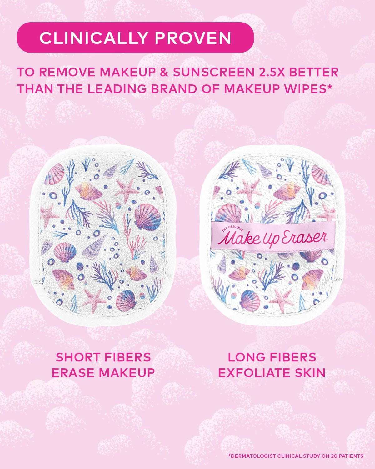Makeup Eraser Seashells 7-Day Set Beauty Product by Makeup Eraser as seen on celebrities