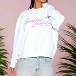 Spiritual Gangster SG Palm LA Brea Crew Sweatshirt by Spiritual Gangster as seen on celebrities