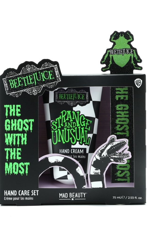Warner Brothers Beetlejuice Hand Care Set Hand Cream by Mad Beauty as seen on celebrities