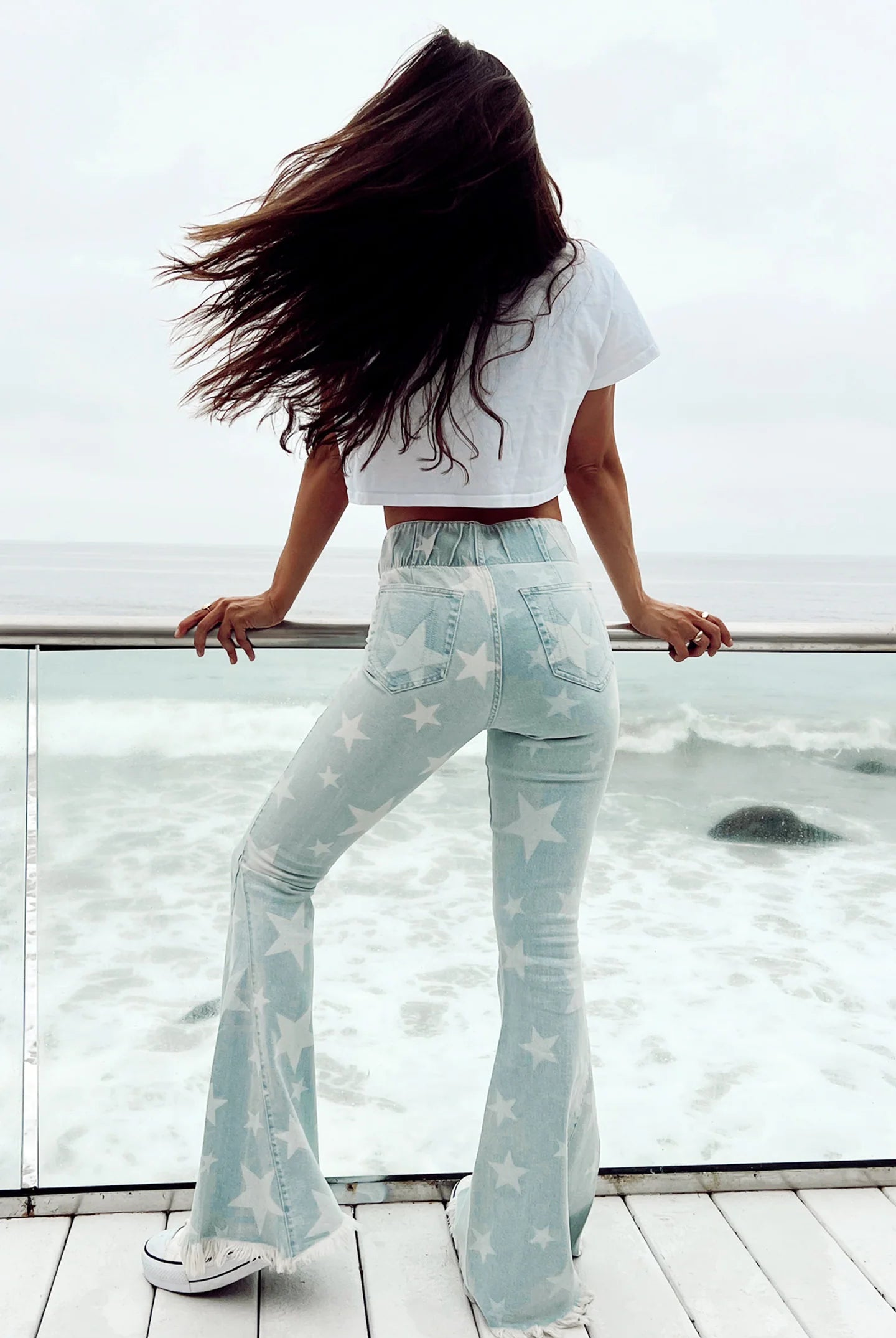 Show Me Your Mumu Berkeley Star Bells Flared Jeans by Show Me Your Mumu – Jeans – XS | Spoiled Brat UK