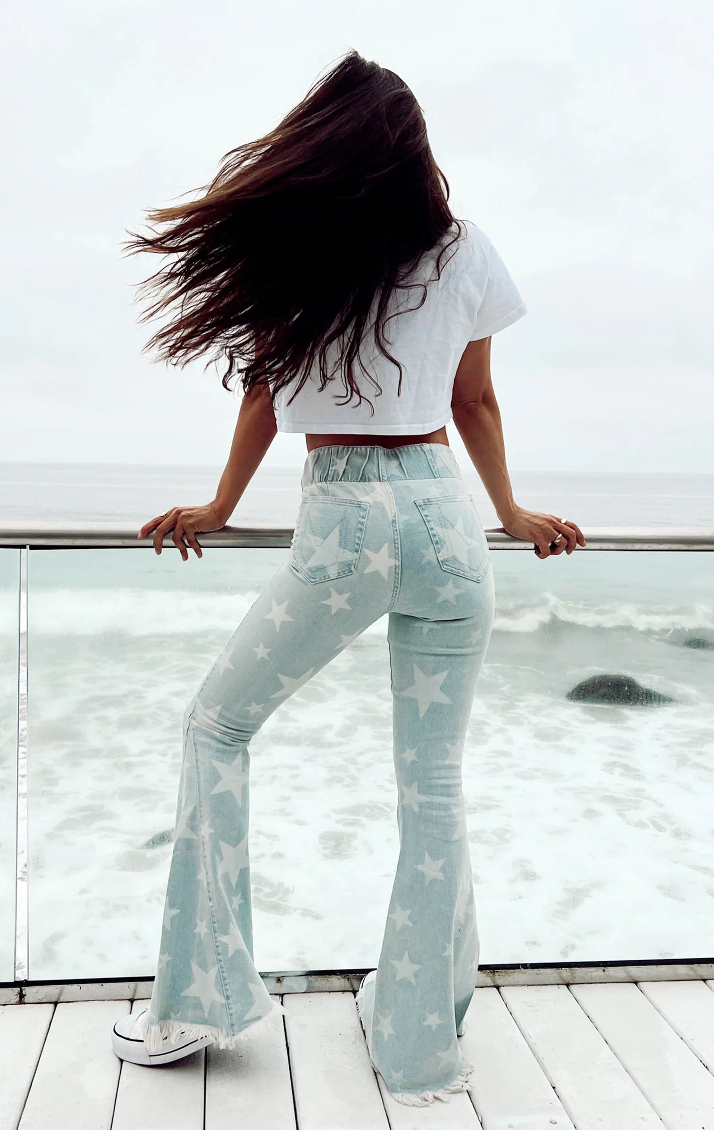 Show Me Your Mumu Berkeley Star Bells Flared Jeans by Show Me Your Mumu – Jeans – XS | Spoiled Brat UK