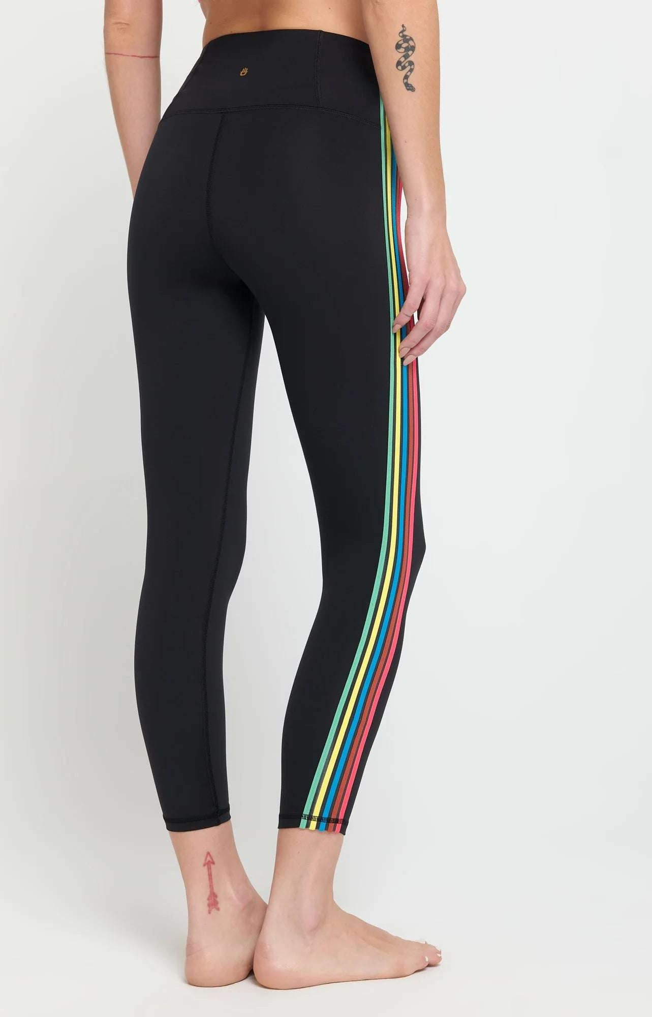 Spiritual Gangster Ada Stripe Leggings Leggings by Spiritual Gangster as seen on celebrities