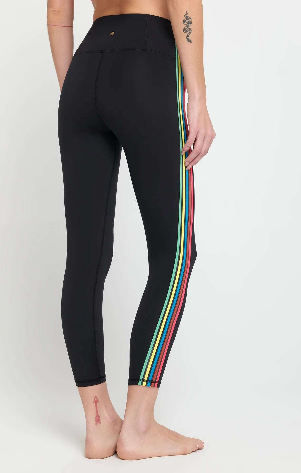 Spiritual Gangster Ada Stripe Leggings Leggings by Spiritual Gangster as seen on celebrities