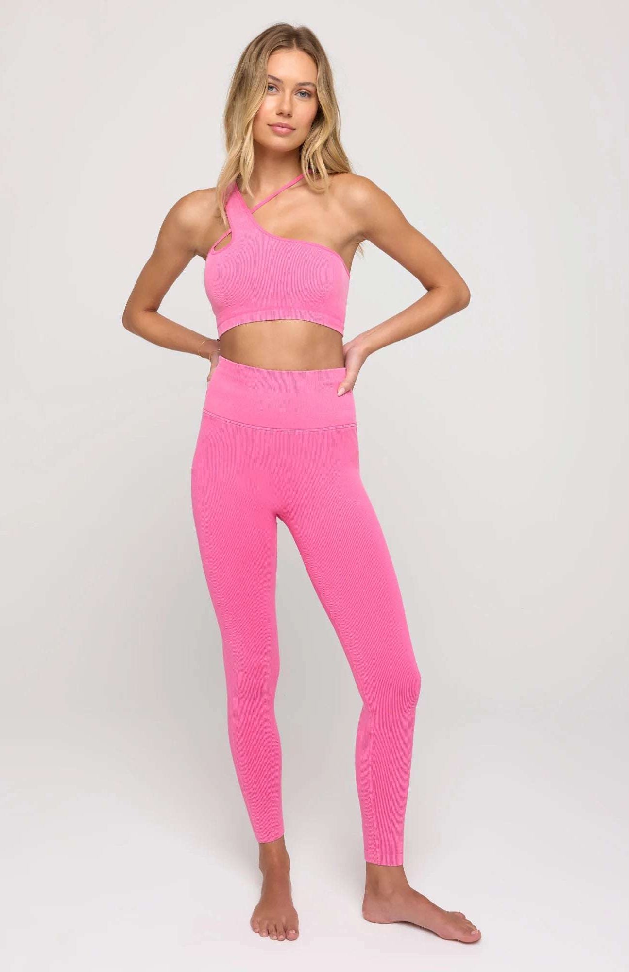 Spiritual Gangster Love Sculpt Seamless 7/8 Legging Leggings by Spiritual Gangster as seen on celebrities