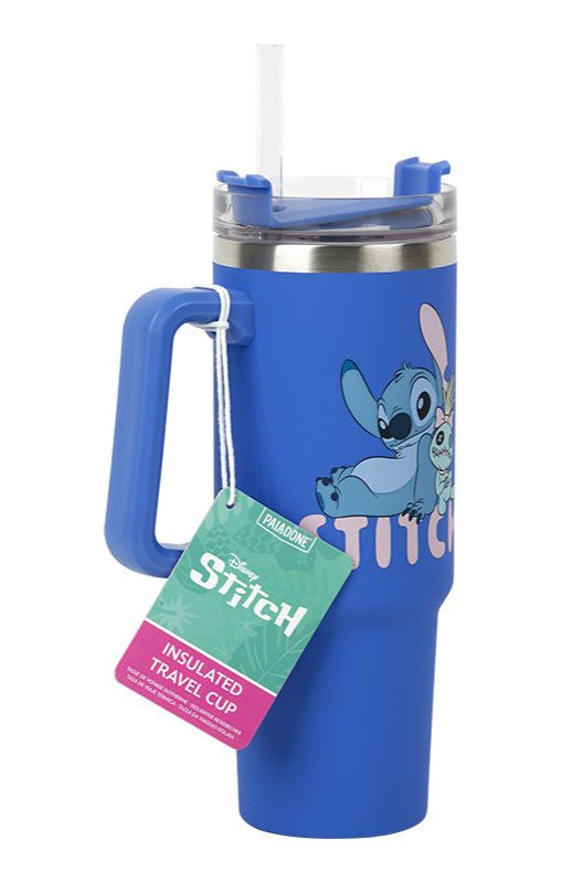 Disney Stitch 1200ml Insulated Cup and Straw Travel Mug by Paladone as seen on celebrities