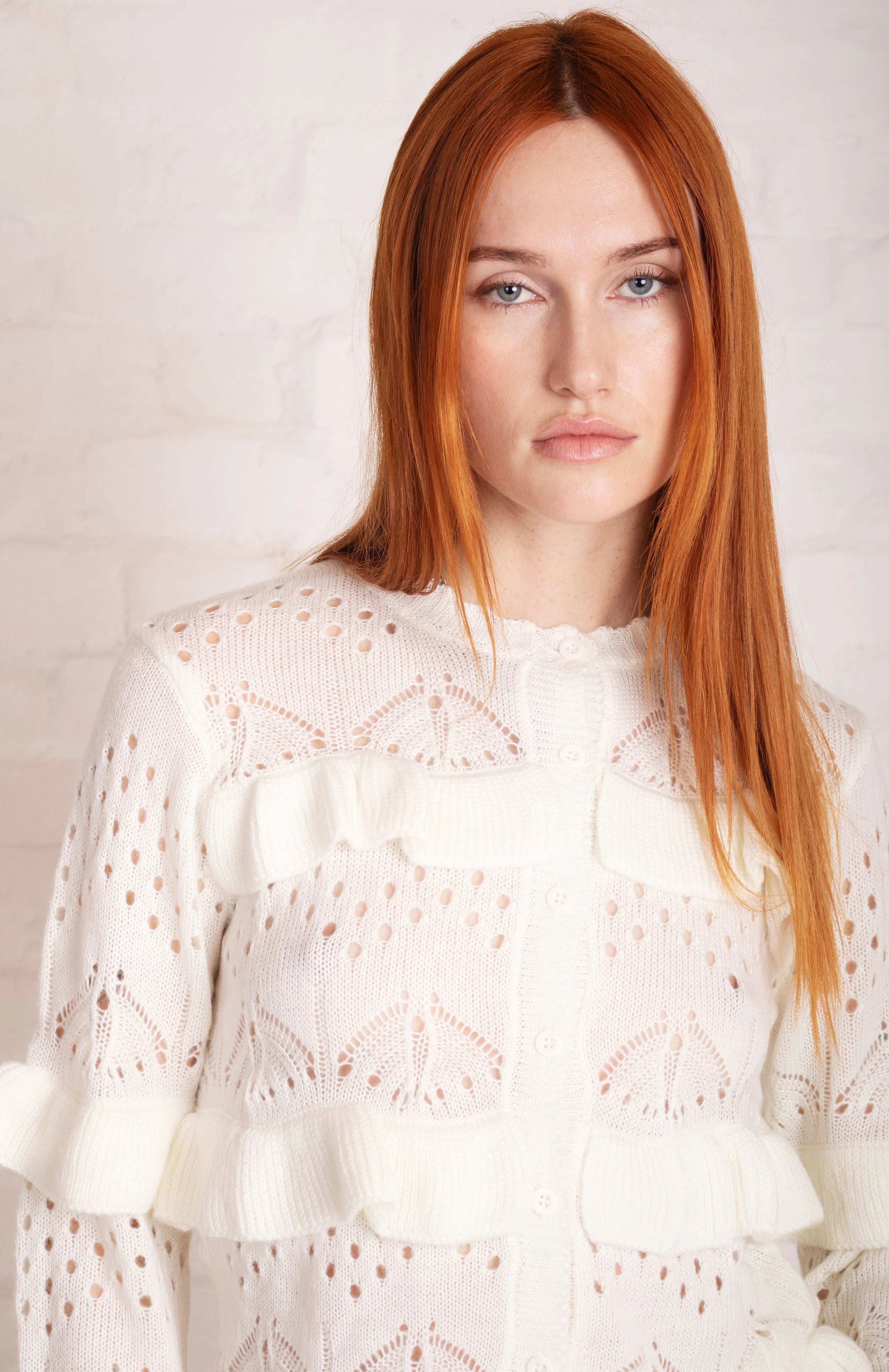 The Ragged Priest Gentle Pointelle Frill Shorts Shorts by The Ragged Priest as seen on celebrities