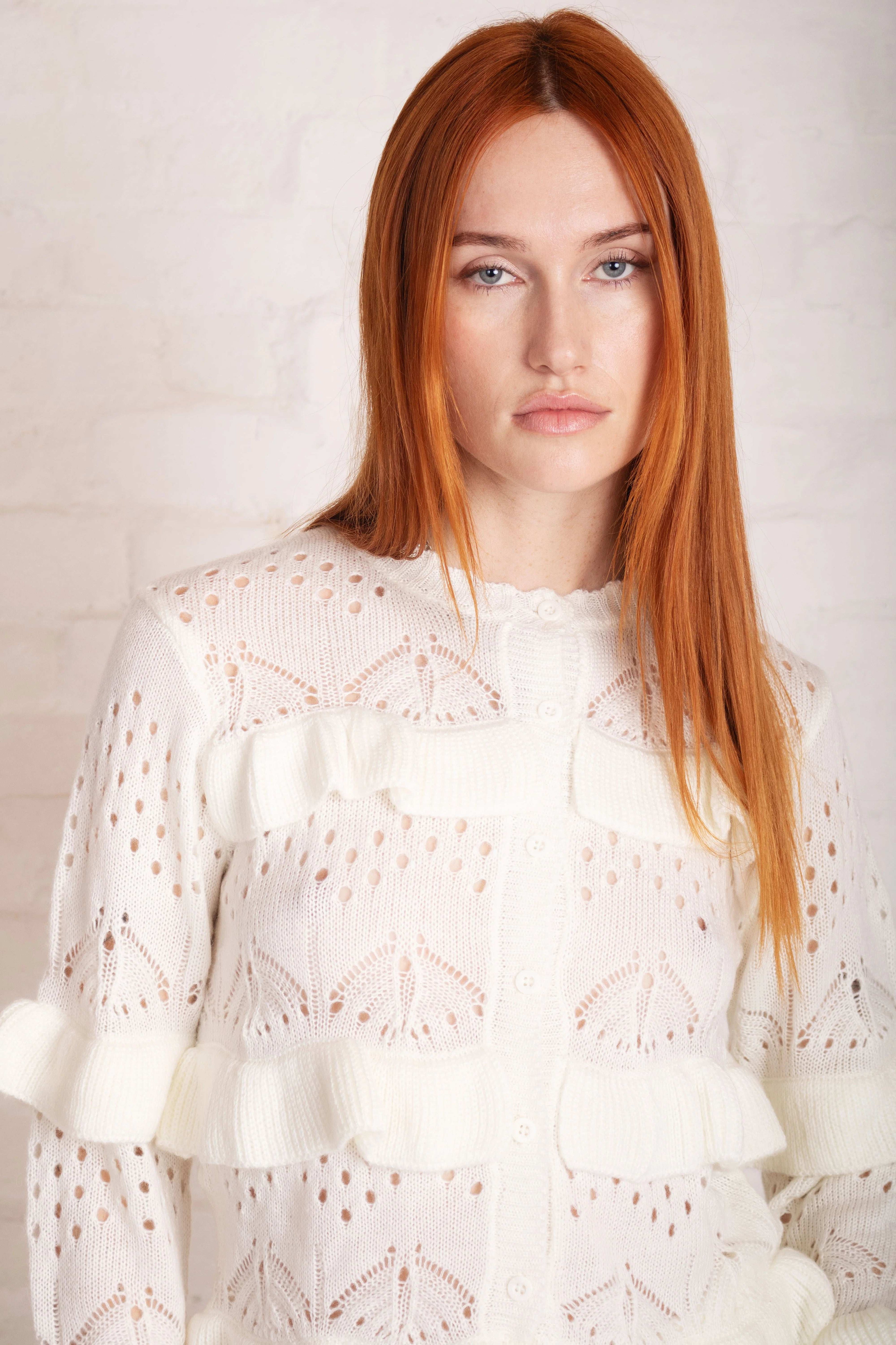 The Ragged Priest Gentle Pointelle Frill Shorts Shorts by The Ragged Priest as seen on celebrities