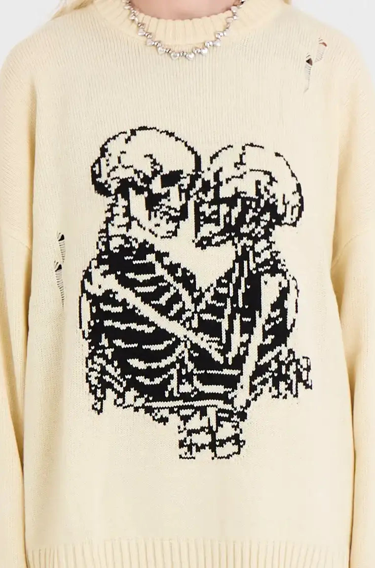The Ragged Priest Everlasting Skeleton Knit Jumper