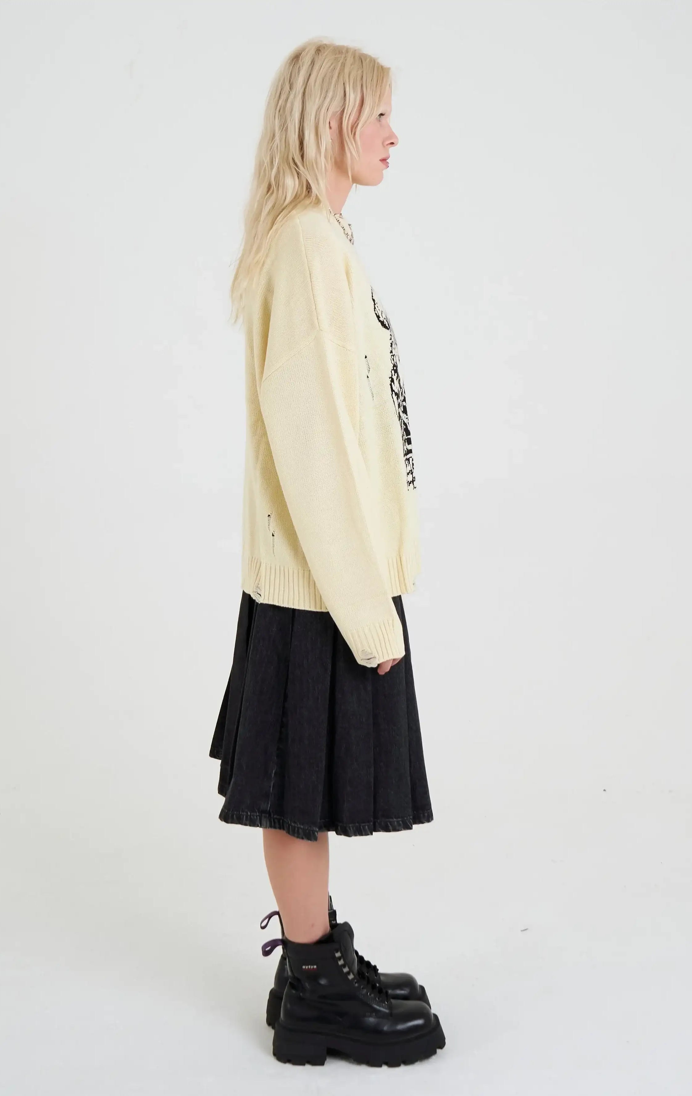 The Ragged Priest Everlasting Skeleton Knit Jumper