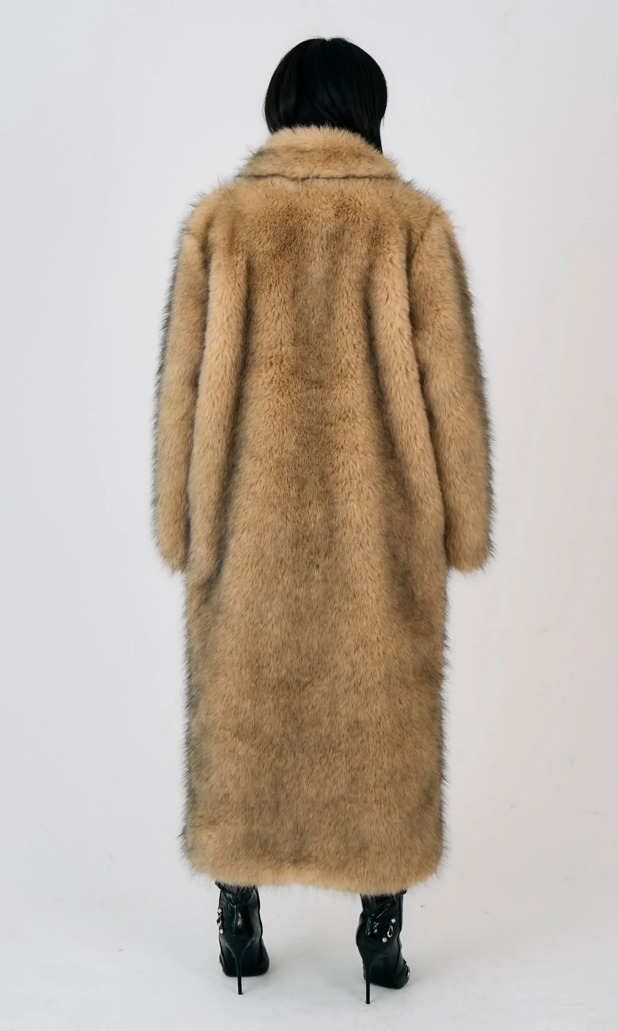 The Ragged Priest Tara Maxi Faux Fur Coat