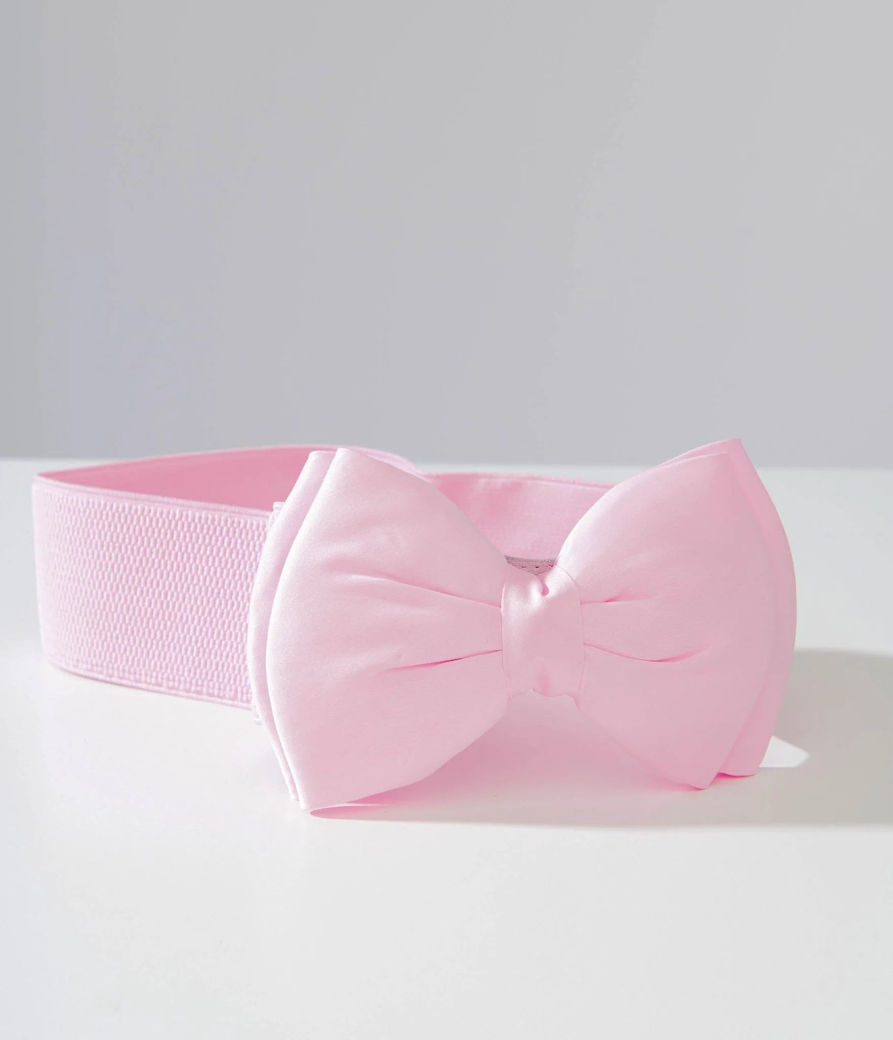 Unique Vintage Pink Bow Cinch Belt Belt by Unique Vintage as seen on celebrities