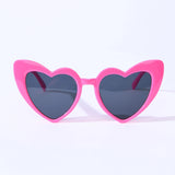 Unique Vintage x Barbie Hot Pink Heart Frame Sunglasses Sunglasses by Unique Vintage as seen on celebrities