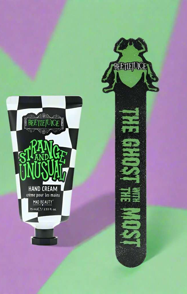 Warner Brothers Beetlejuice Hand Care Set Hand Cream by Mad Beauty as seen on celebrities