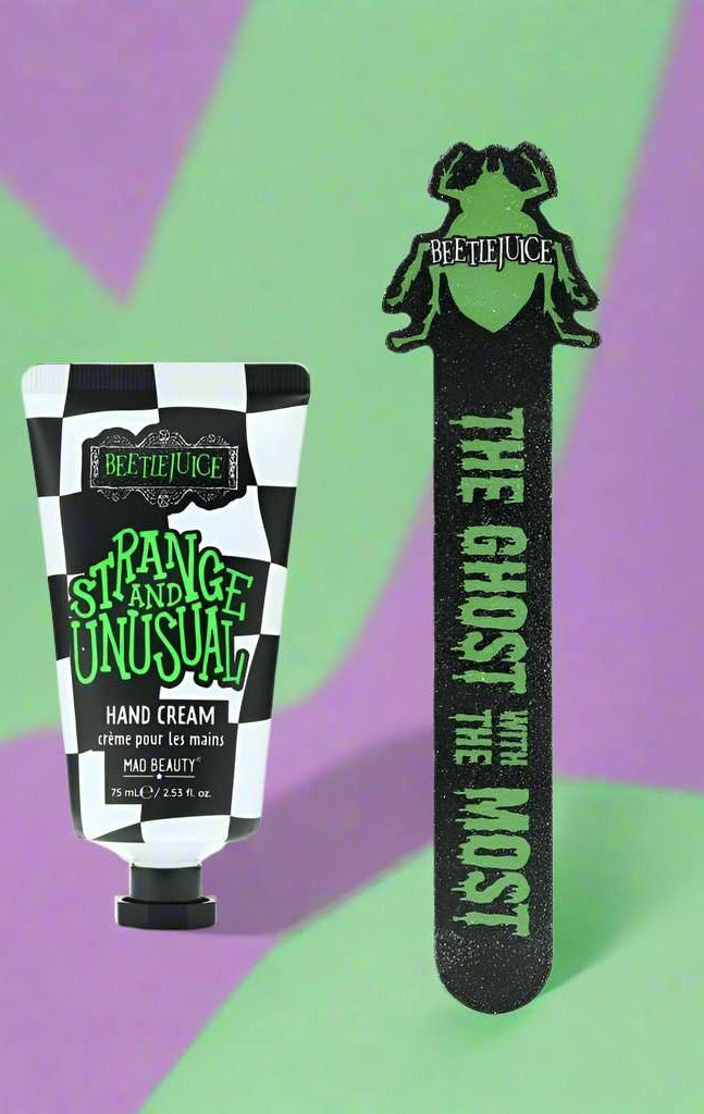 Warner Brothers Beetlejuice Hand Care Set Hand Cream by Mad Beauty as seen on celebrities