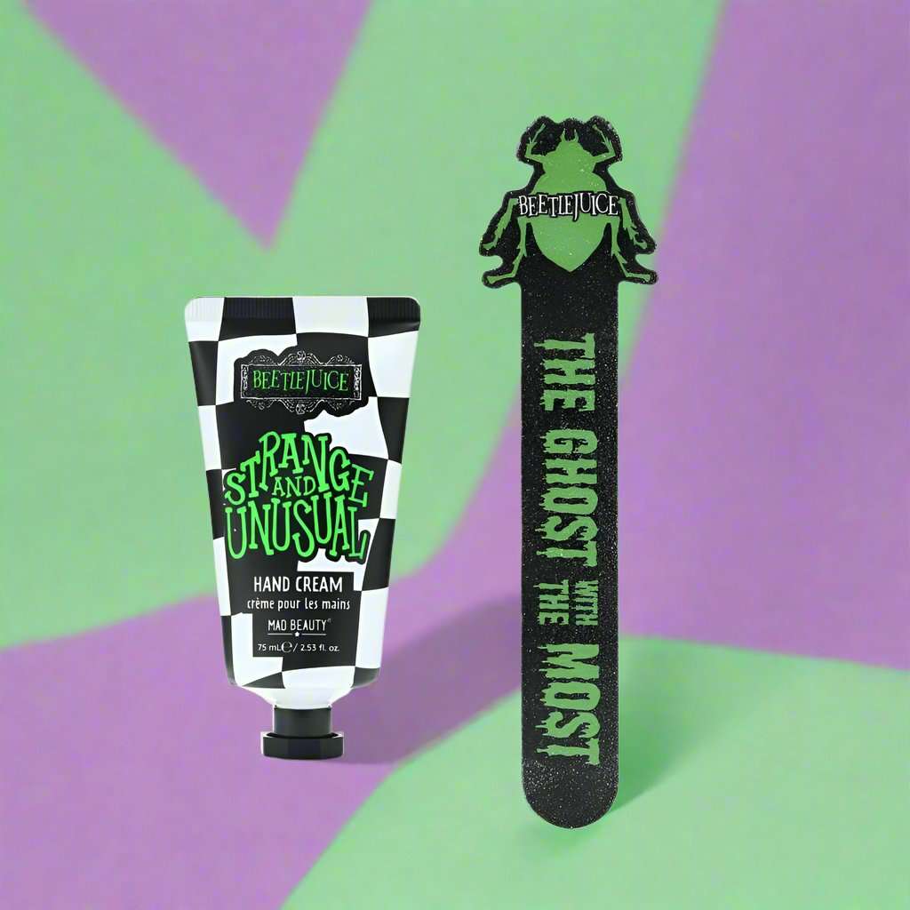 Warner Brothers Beetlejuice Hand Care Set Hand Cream by Mad Beauty as seen on celebrities