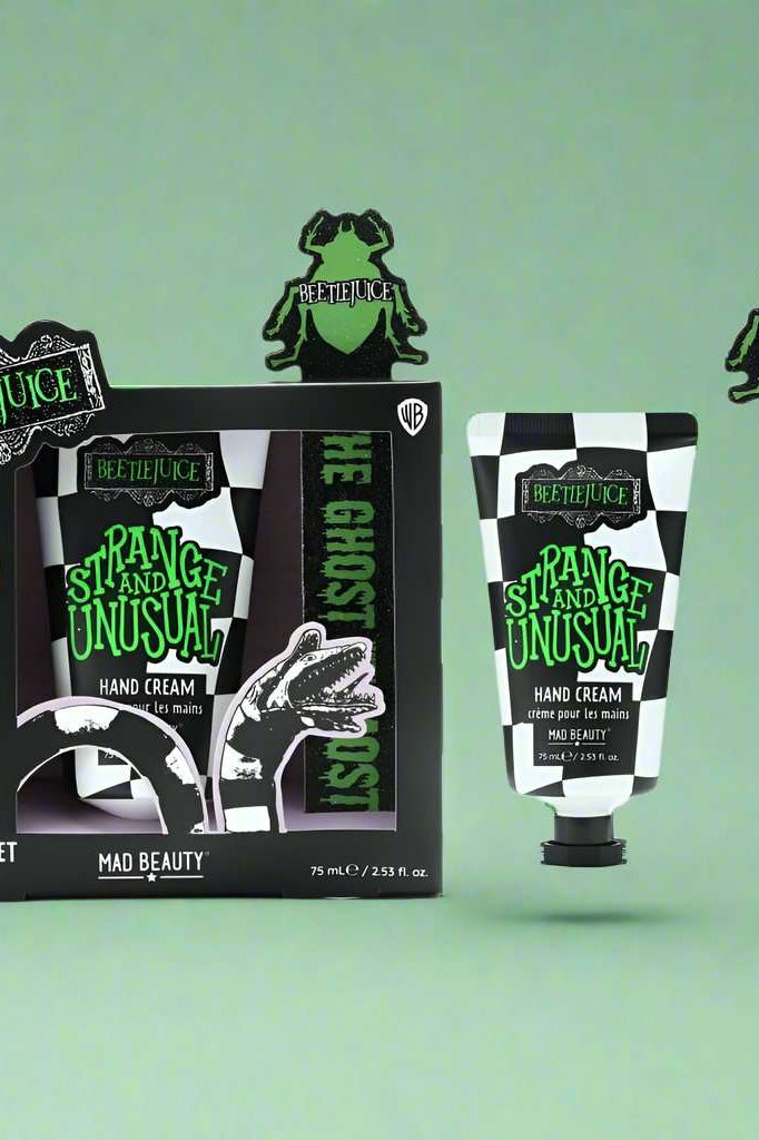 Warner Brothers Beetlejuice Hand Care Set Hand Cream by Mad Beauty as seen on celebrities