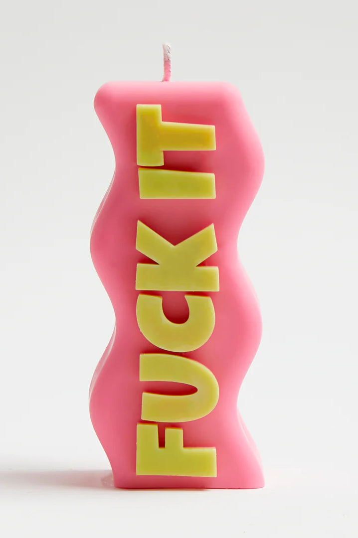 Wavey Casa Fuck It Candle Candles by Wavey Casa as seen on celebrities
