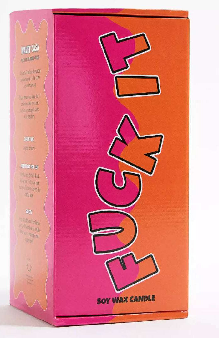 Wavey Casa Fuck It Candle Candles by Wavey Casa as seen on celebrities