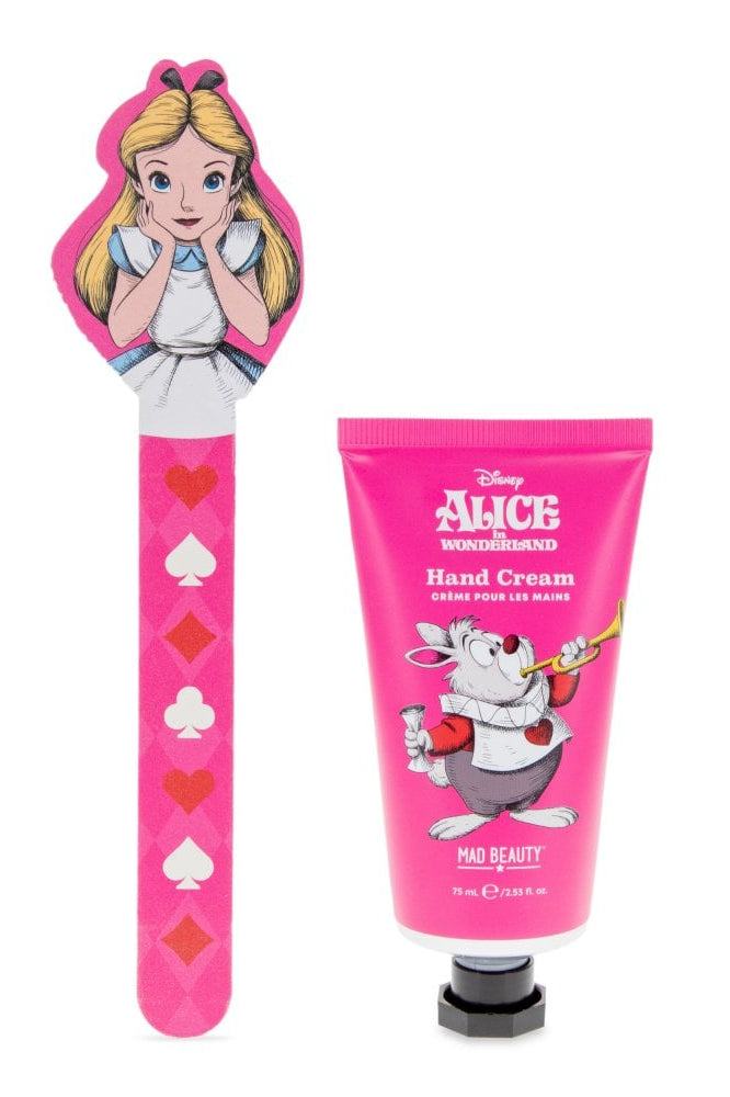 Alice in Wonderland Nail Care Duo Nail Art by Mad Beauty as seen on celebrities